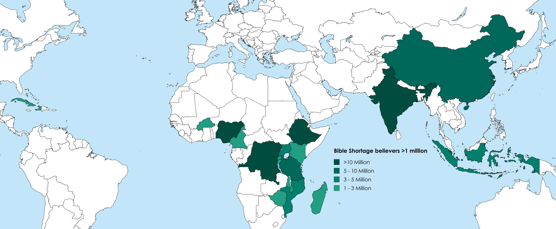 Bible Shortage - Over 1 Million Believers